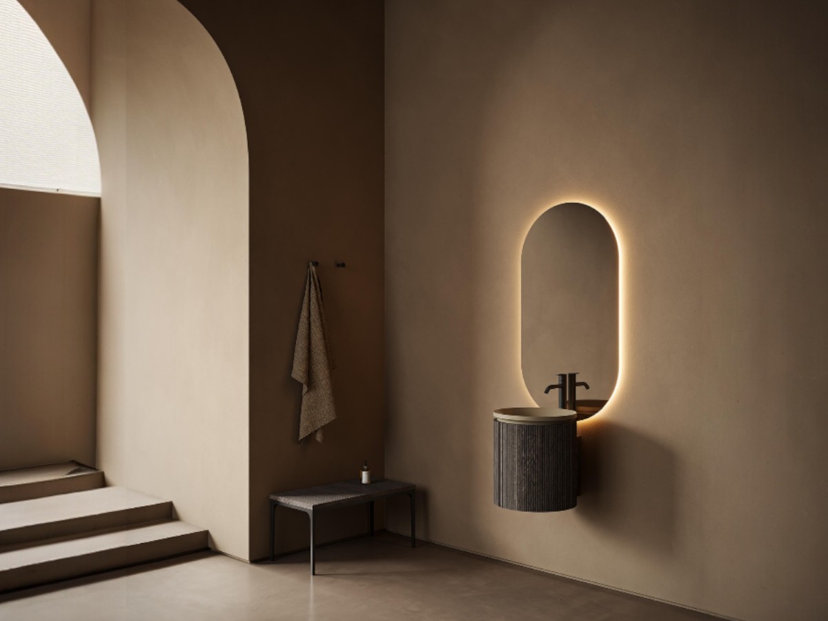 Inbani Grateround40 Wall Mounted Basin With Tap Hole