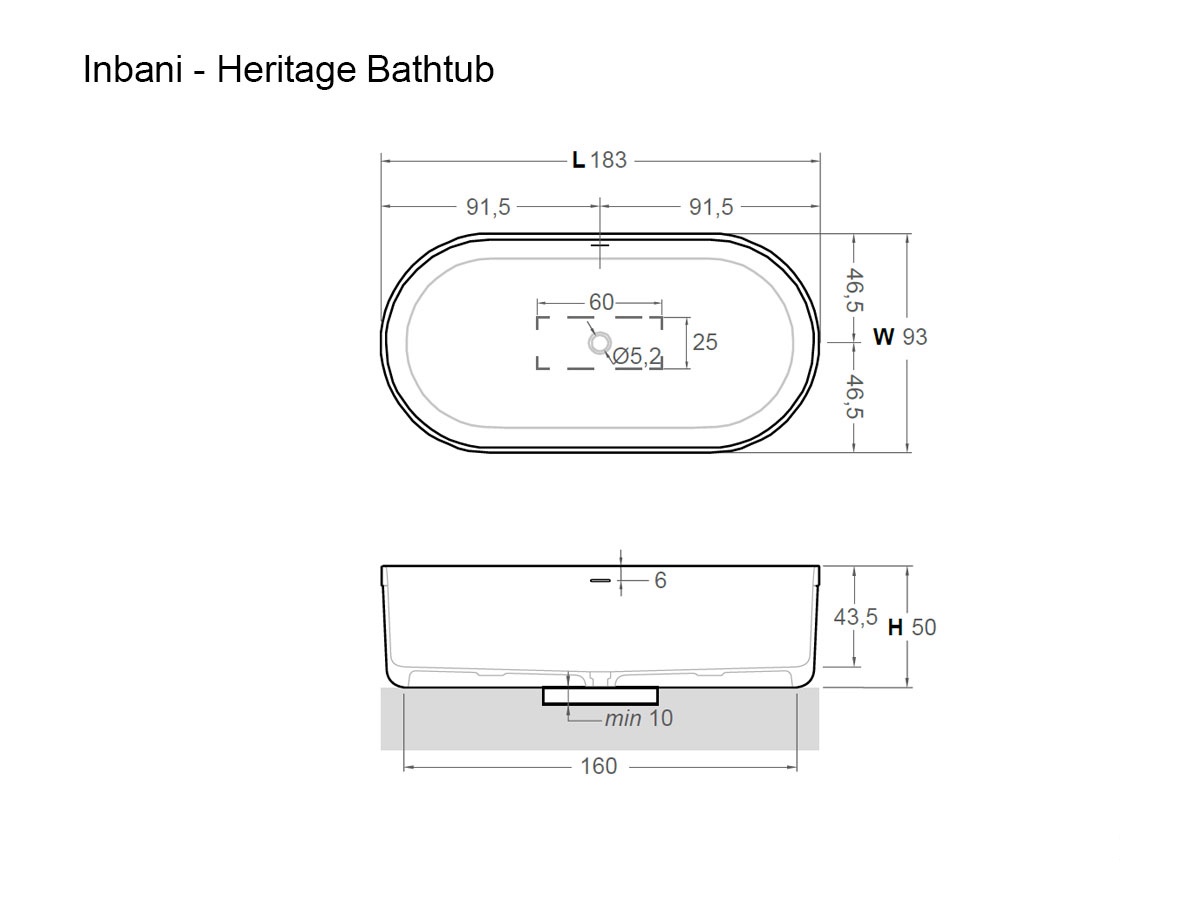 Inbani Heritage Bathtub