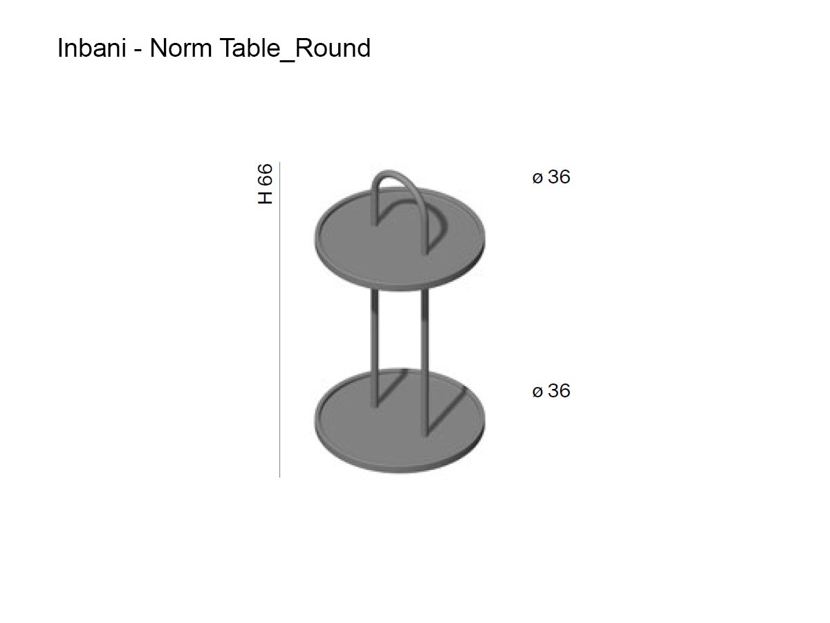 Inbani Norm Small Table Round