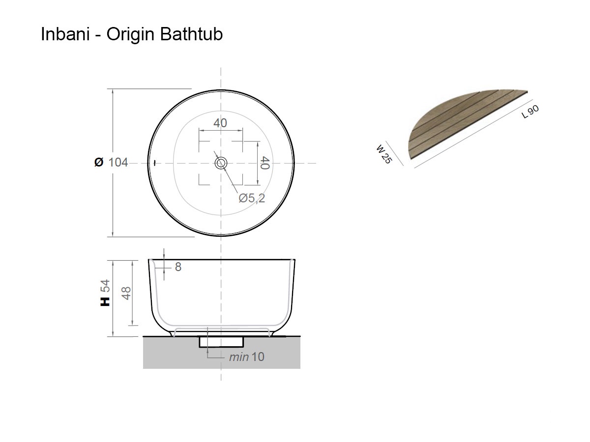 Inbani Origin Bathtub
