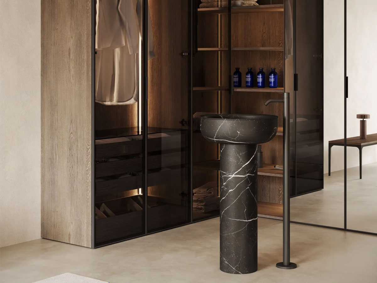 Inbani Prime88 Freestanding Washbasin Marble Base