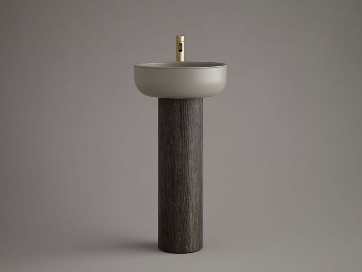 Inbani Prime88 Freestanding Washbasin Wooden Base
