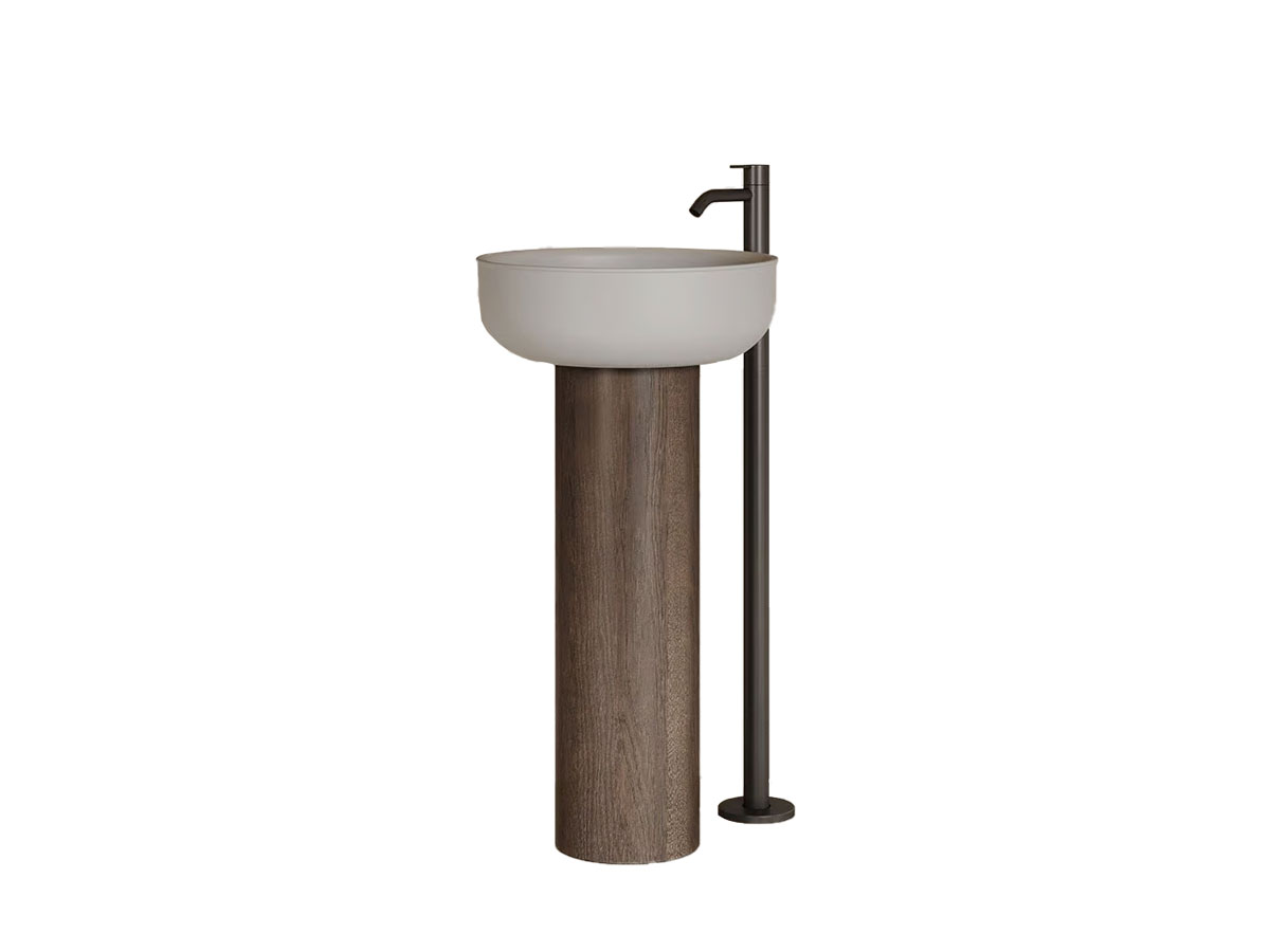Inbani Prime88 Freestanding Washbasin Wooden Base