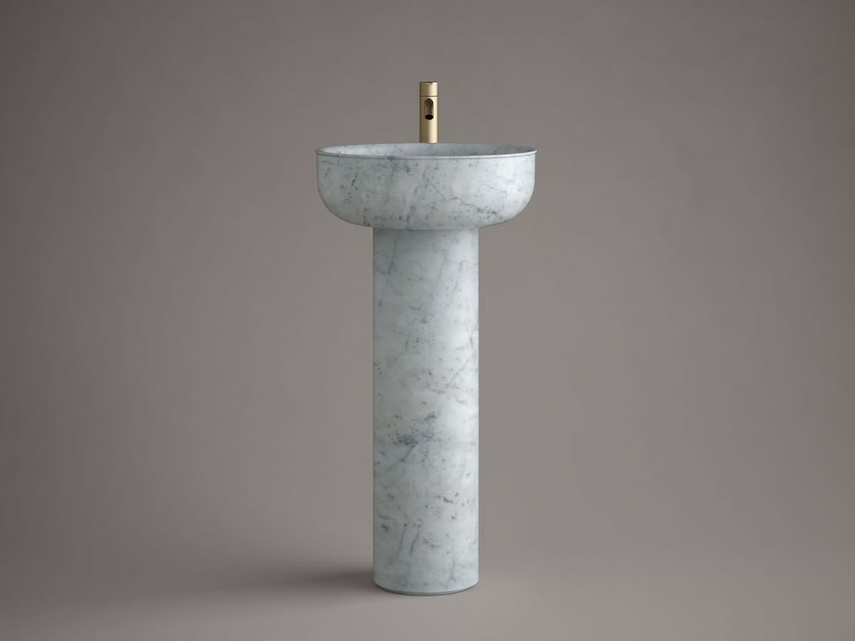 Inbani Prime88 Freestanding Washbasin Marble Base