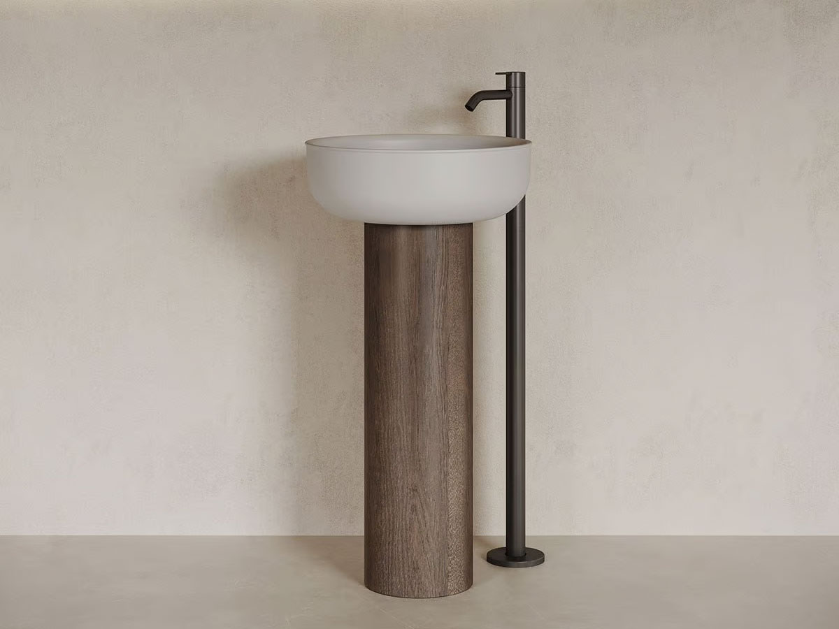 Inbani Prime88 Freestanding Washbasin Wooden Base