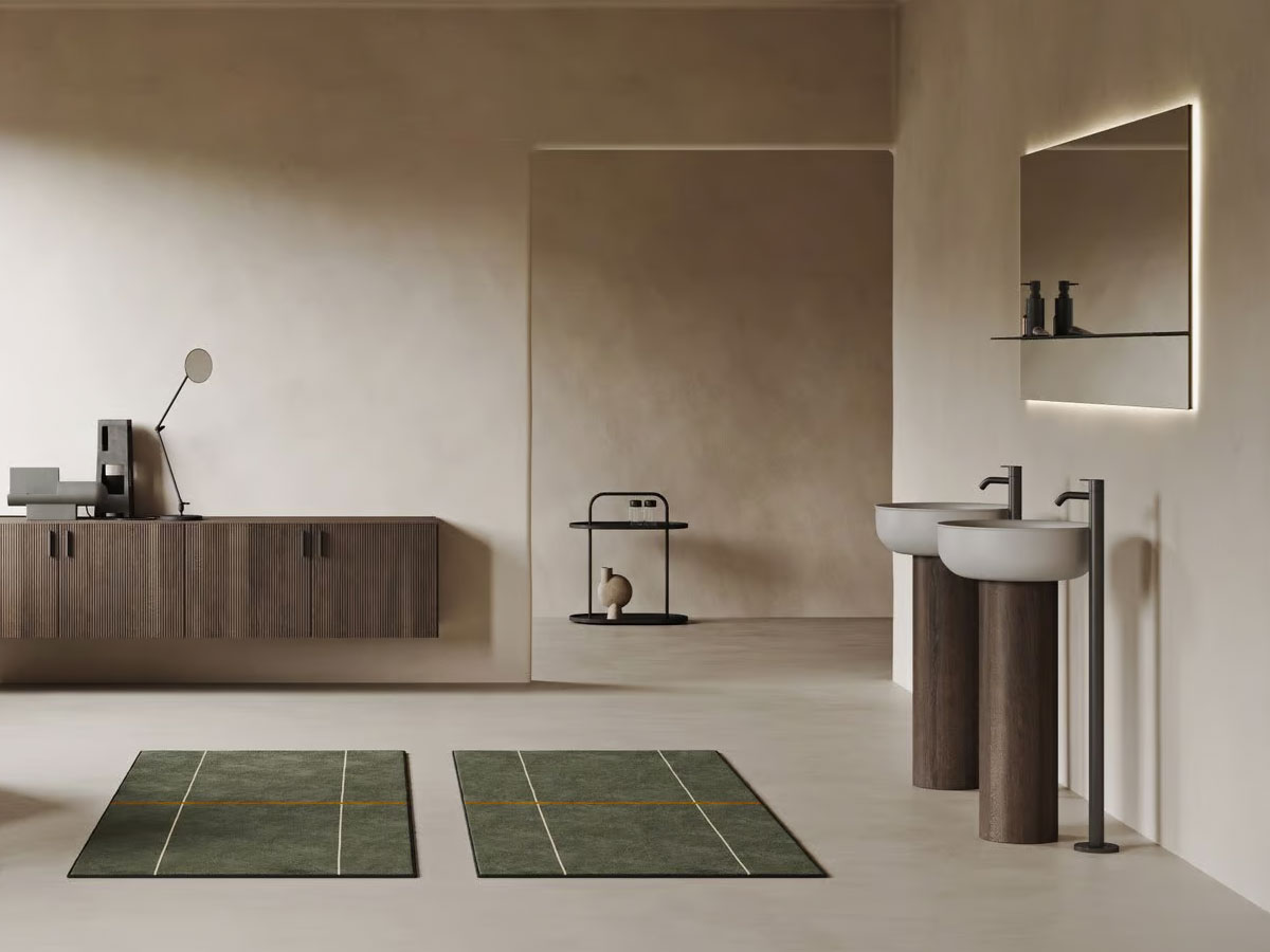 Inbani Prime88 Freestanding Washbasin Wooden Base
