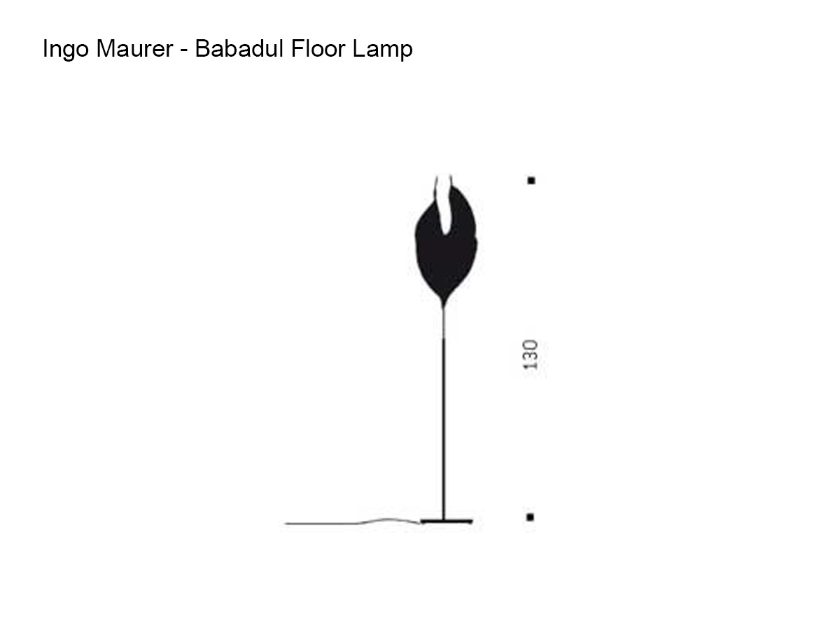 Ingo Maurer Babadul Floor Lamp