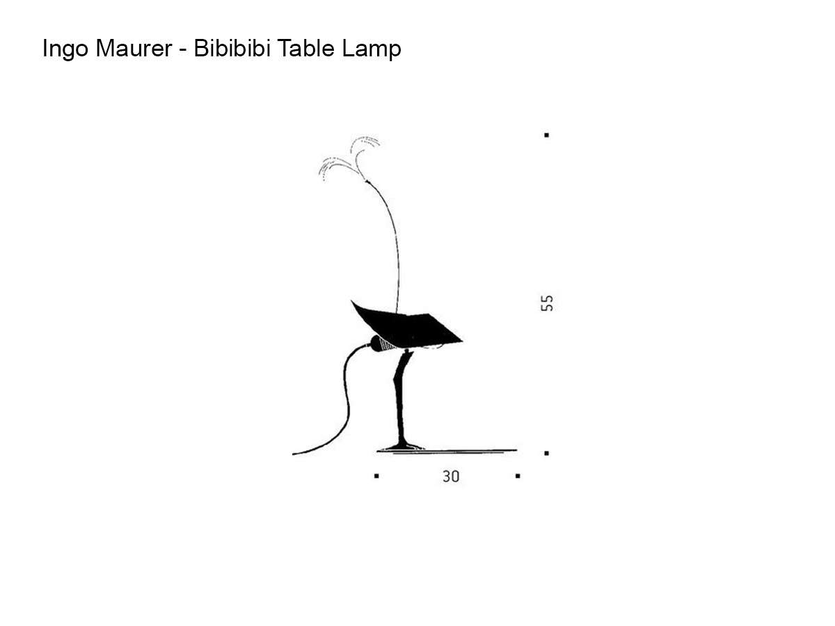 Ingo Maurer Bibibibi Table Lamp