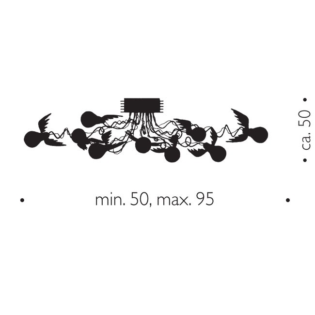 Ingo Maurer Birdie S Nest Led Ceiling