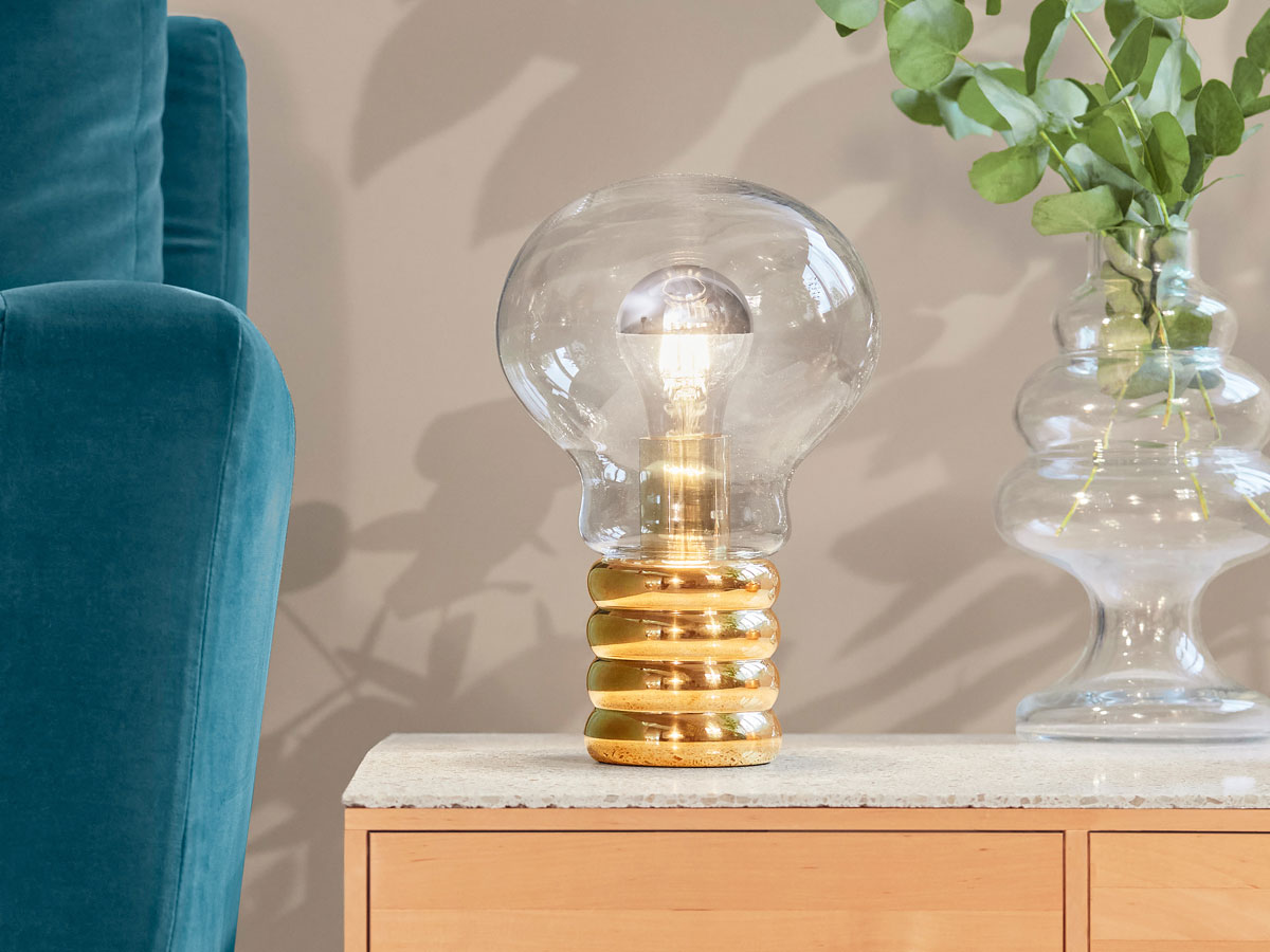 Ingo Maurer Bulb Brass Table Lamp
