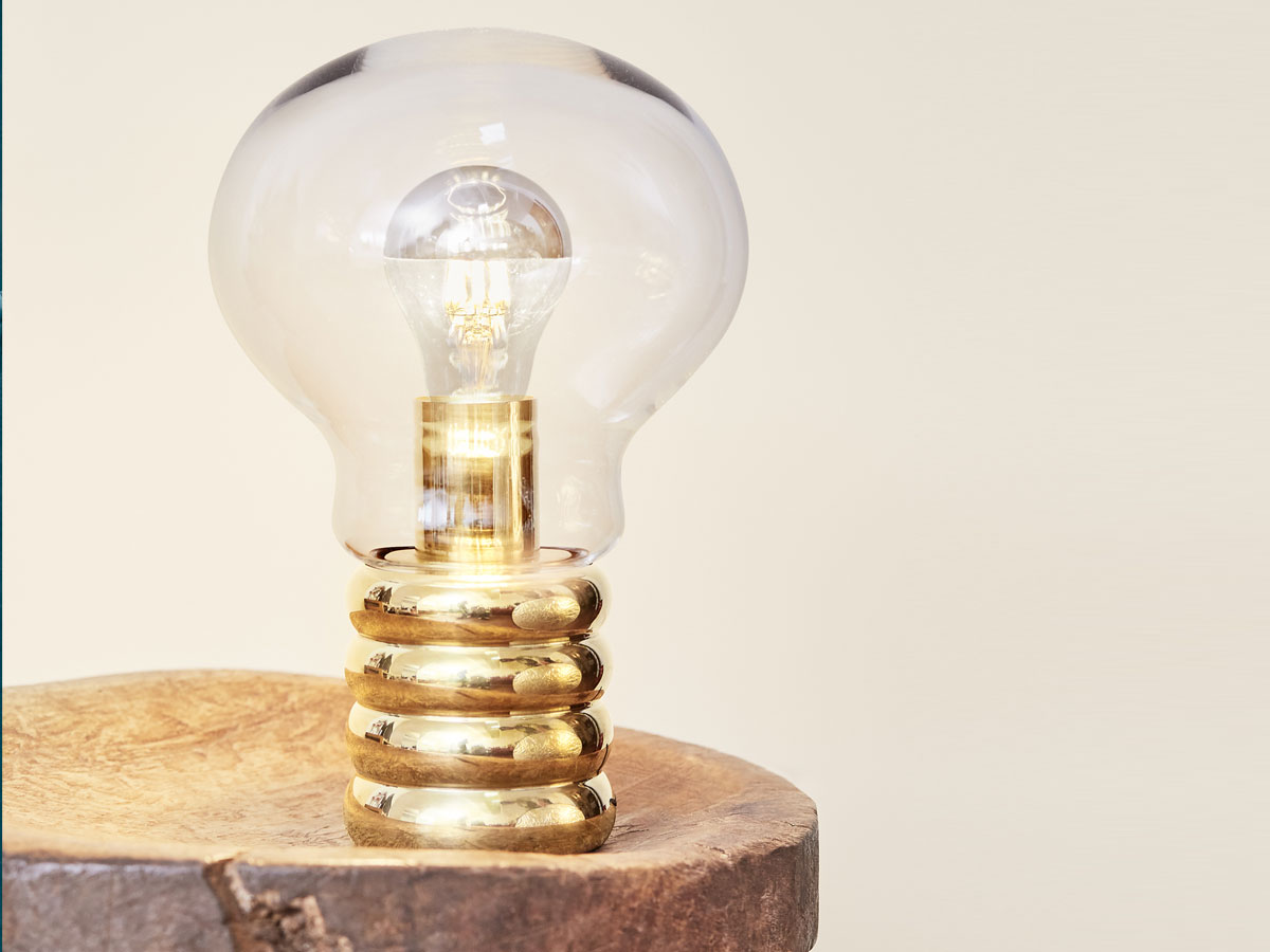 Ingo Maurer Bulb Brass Table Lamp