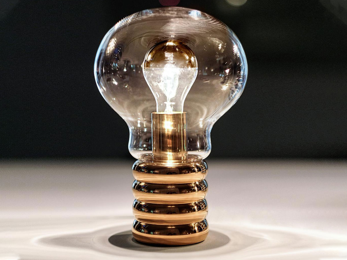 Ingo Maurer Bulb Brass Table Lamp