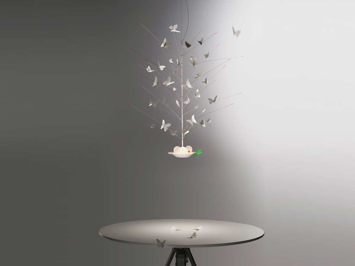 Ingo Maurer La Festa Delle Farfalle Suspension Lamp
