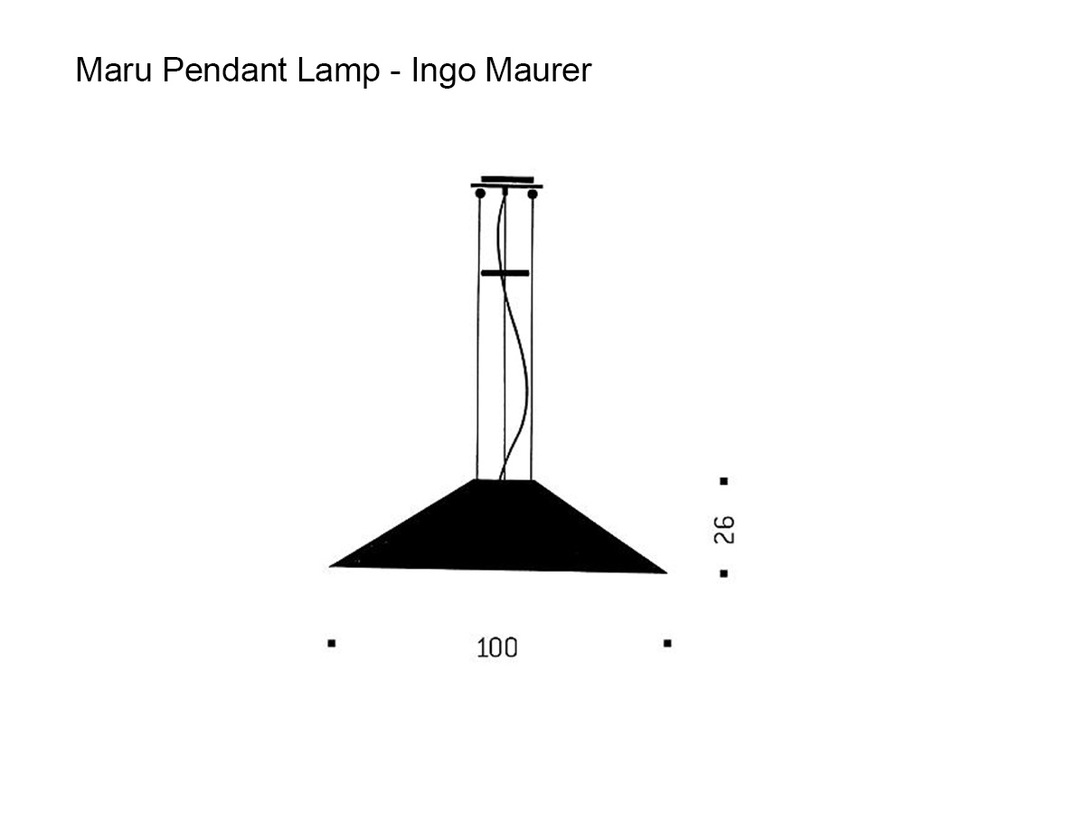Ingo Maurer Maru Pendant Lamp