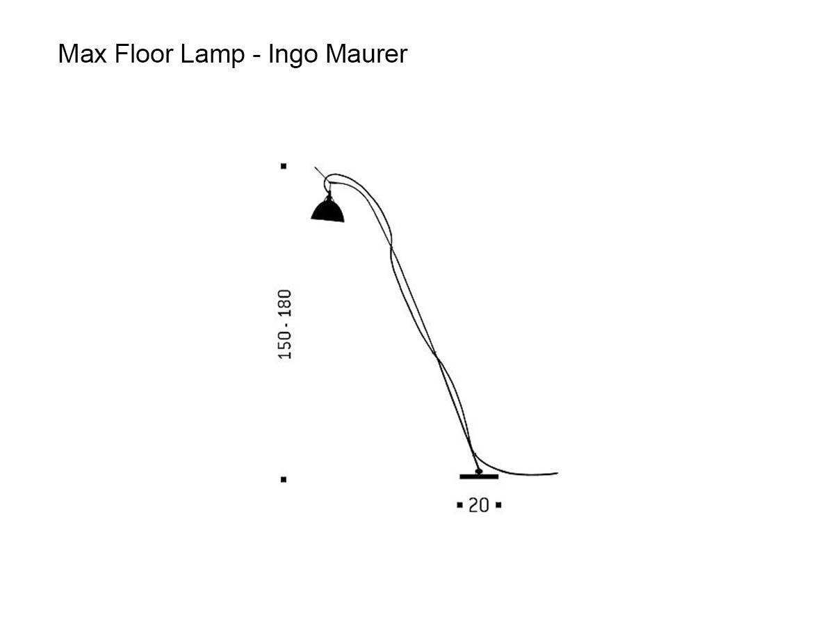 Ingo Maurer Max Floor Lamp