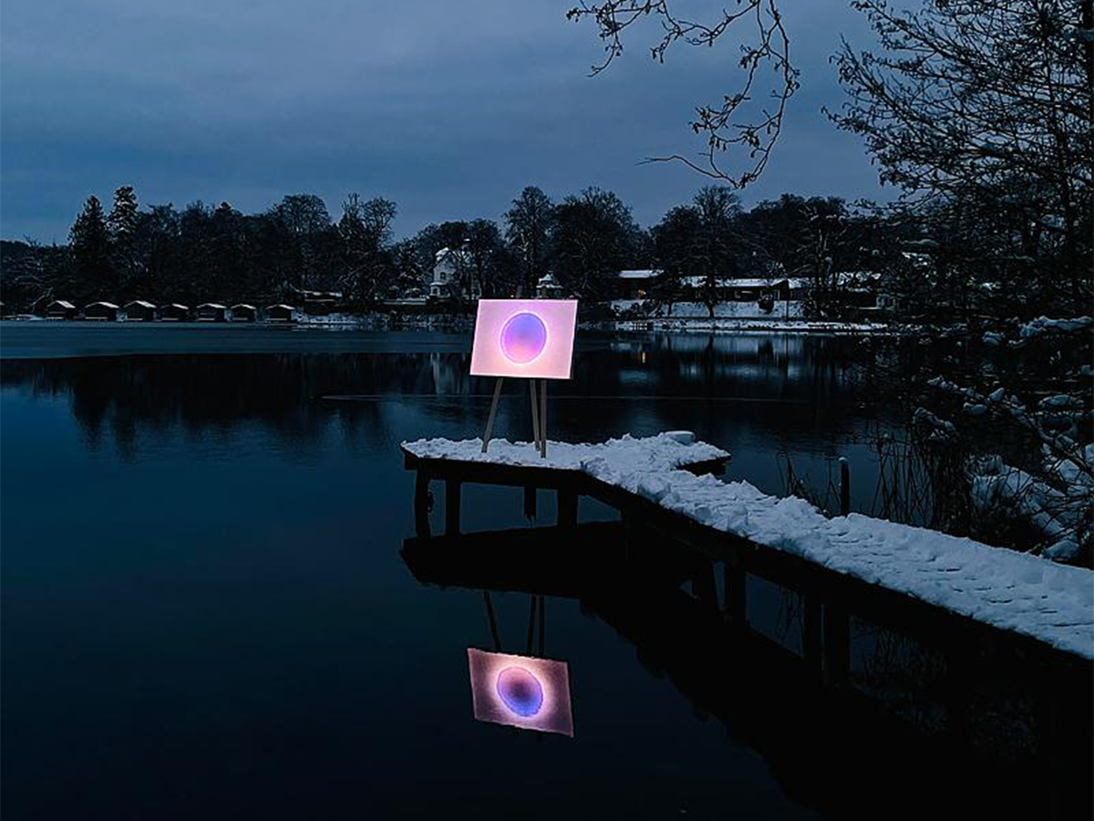 Ingo Maurer Moodmoon Framed Wall Lamp