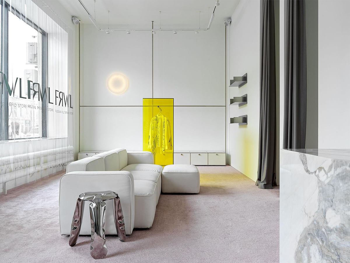 Ingo Maurer Moodmoon White R60 Wall Lamp