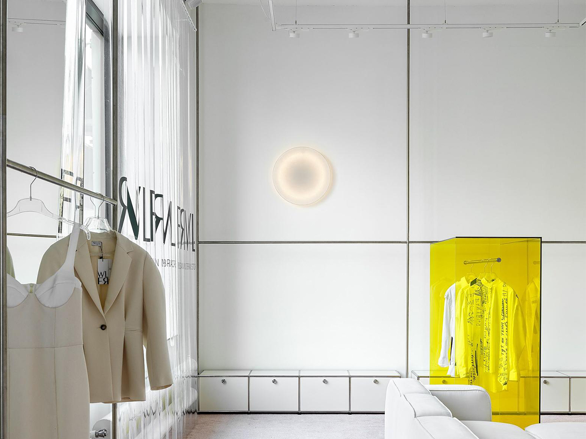 Ingo Maurer Moodmoon White R60 Wall Lamp