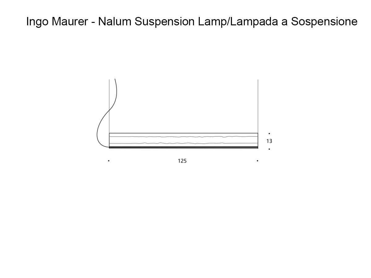 Ingo Maurer Nalum Suspension Lamp