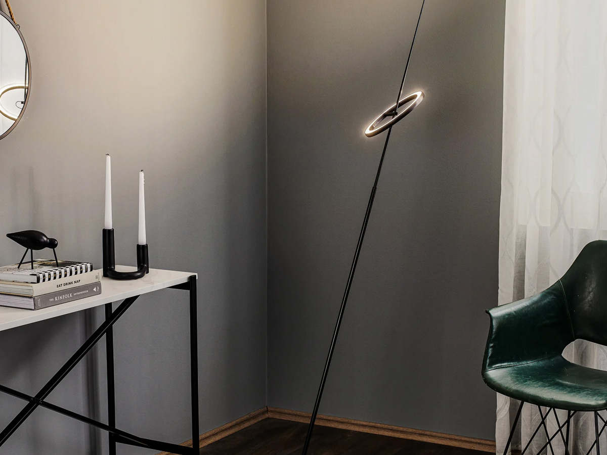 Ingo Maurer Ringelpiez Floor Lamp