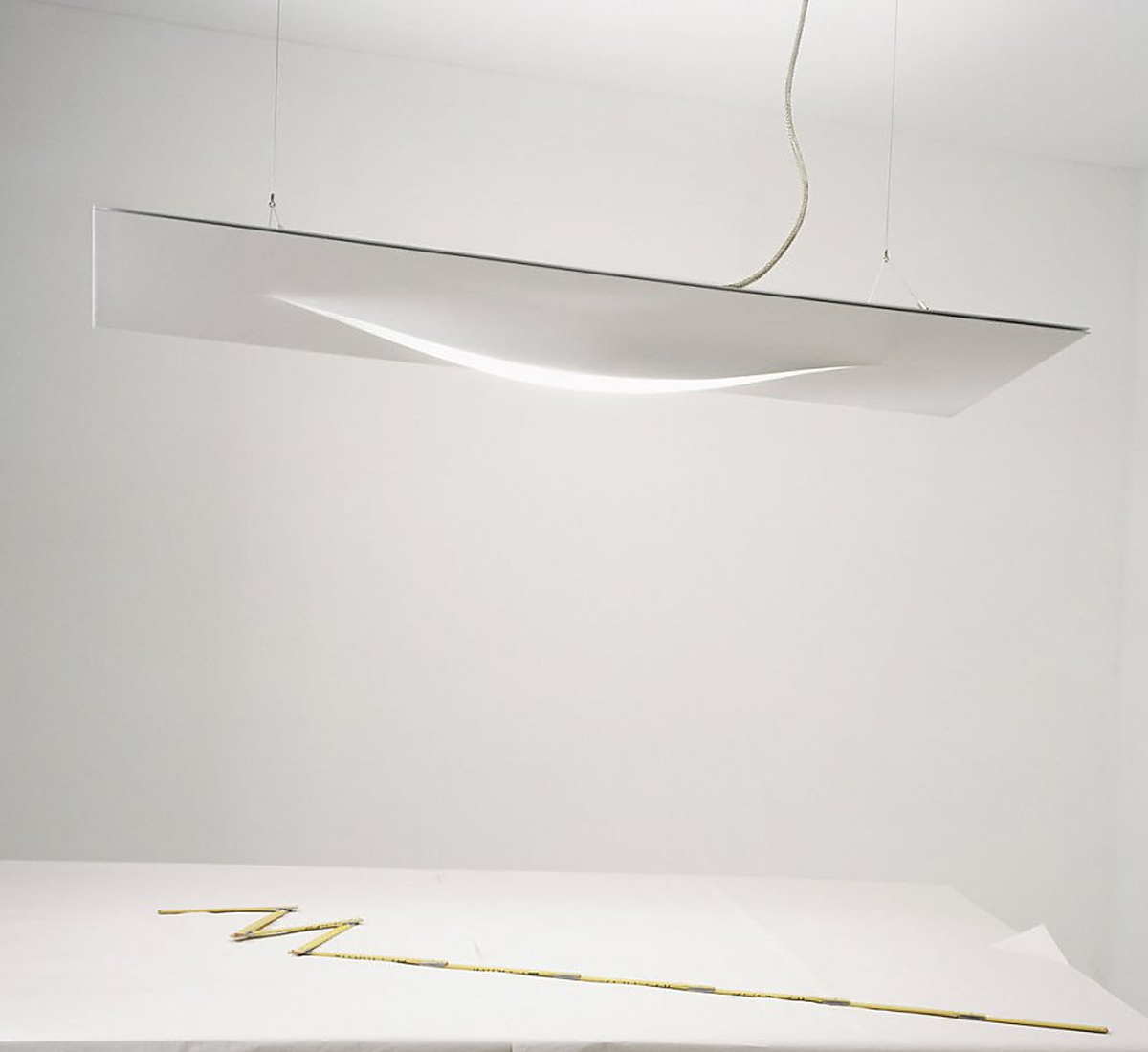 Ingo Maurer Schlitz Suspension Lamp