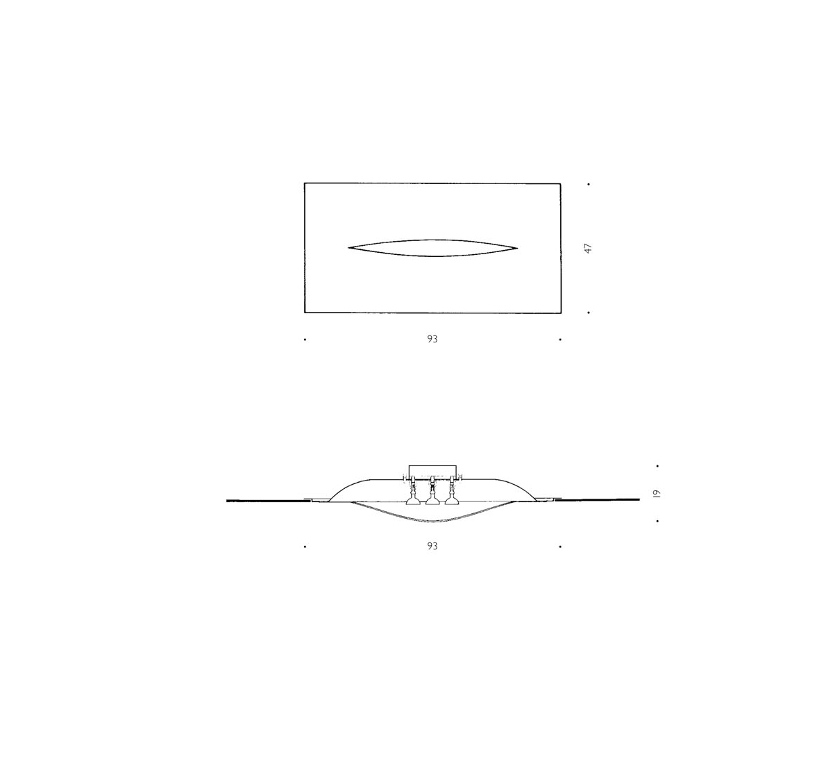 Ingo Maurer Schlitz Recessed Lamp