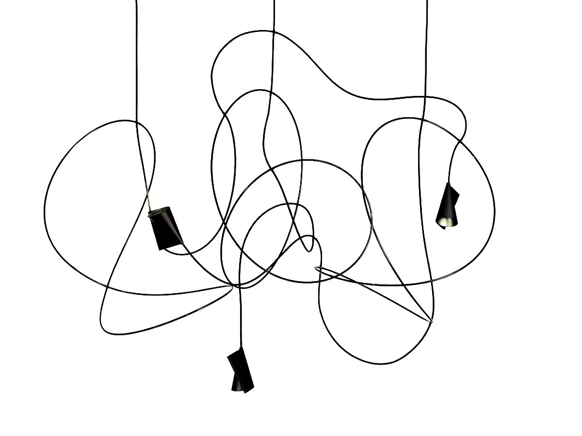 Ingo Maurer Signature Set 3 Suspension Lamp