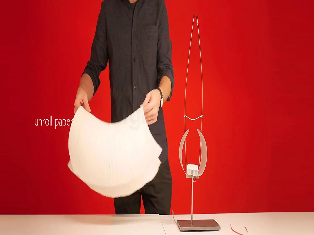 Ingo Maurer Yoruba Rose Table Lamp