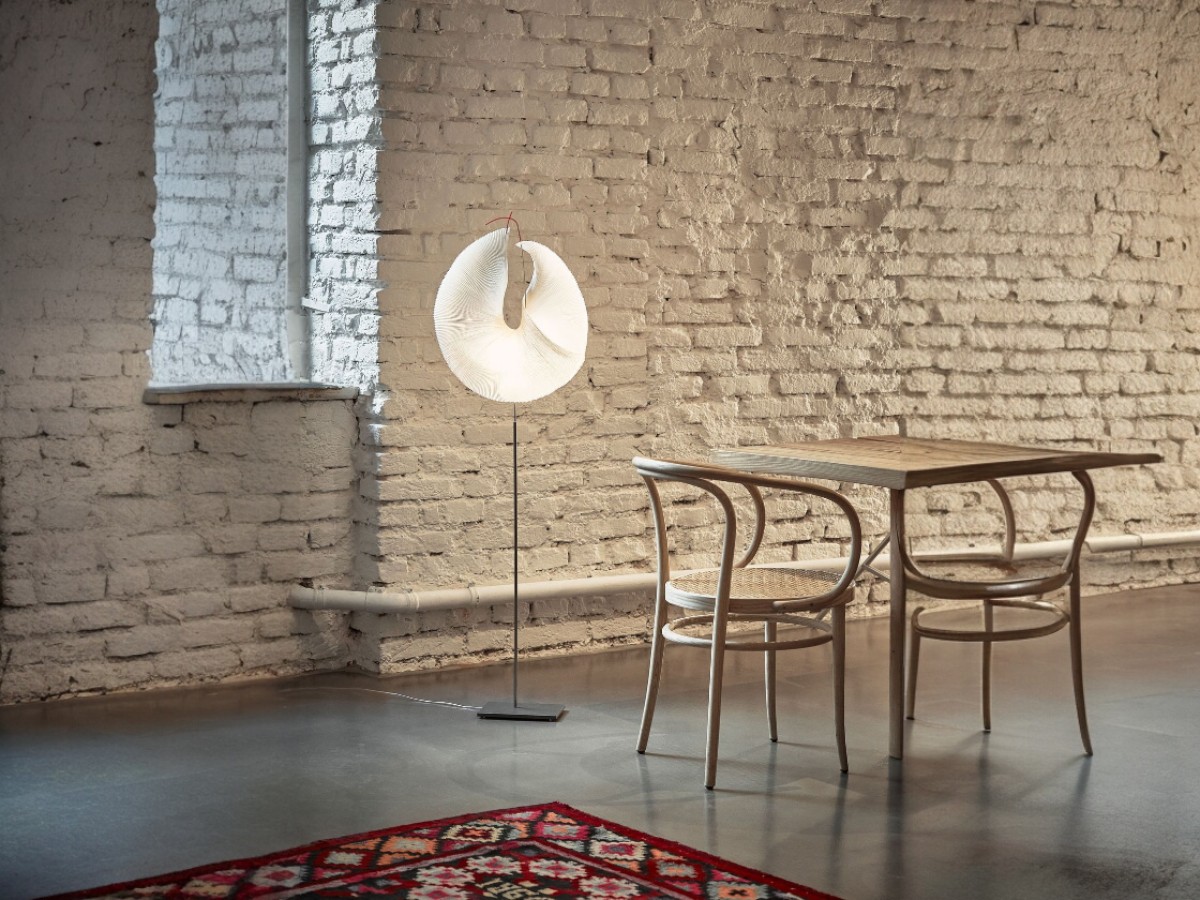 Ingo Maurer Yoruba Rose Floor Lamp