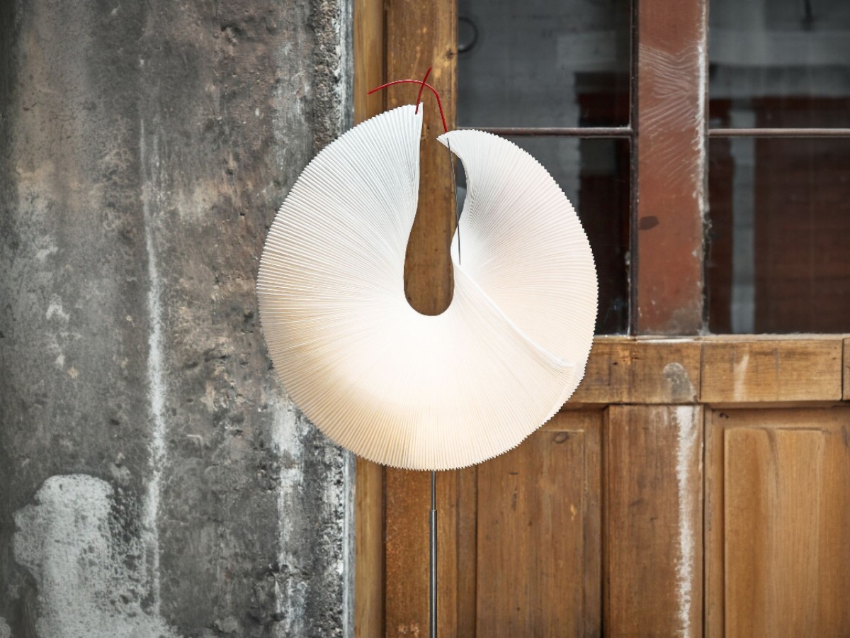 Ingo Maurer Yoruba Rose Floor Lamp