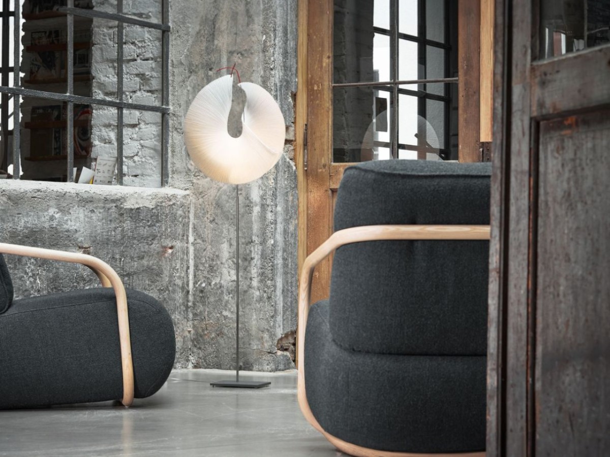 Ingo Maurer Yoruba Rose Floor Lamp