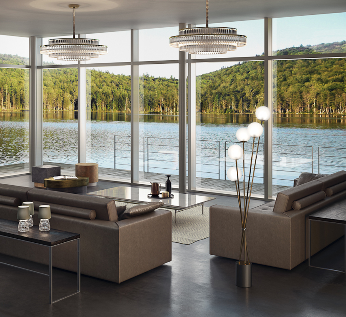 Italamp 2392 P Tea Floor Lamp