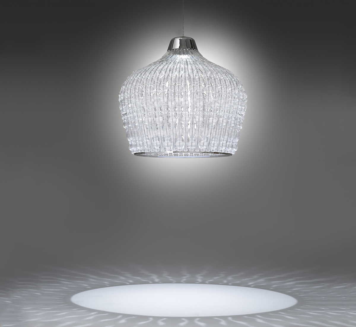 Italamp 491 64 Crowns Suspension Lamp