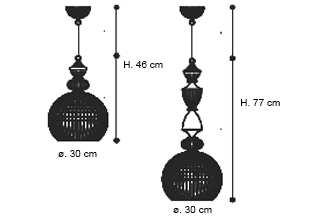 Italamp 8162 Amelie Suspension Lamp