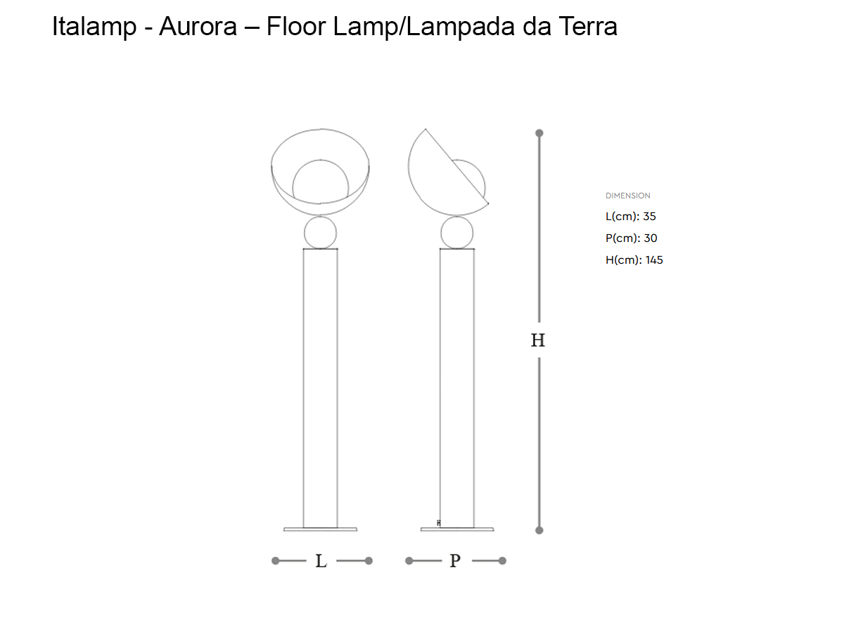 Italamp Aurora Floor Lamp