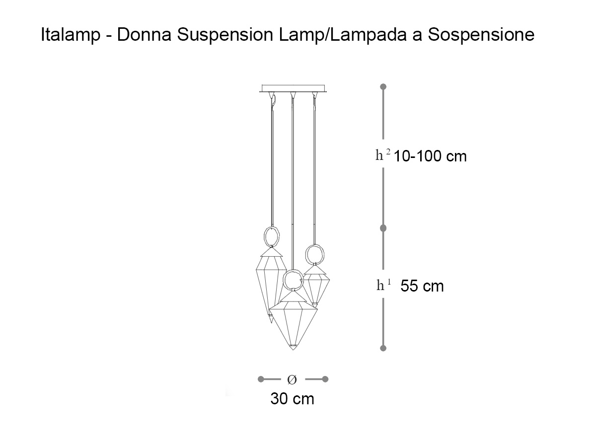 Italamp Donna Suspension Lamp