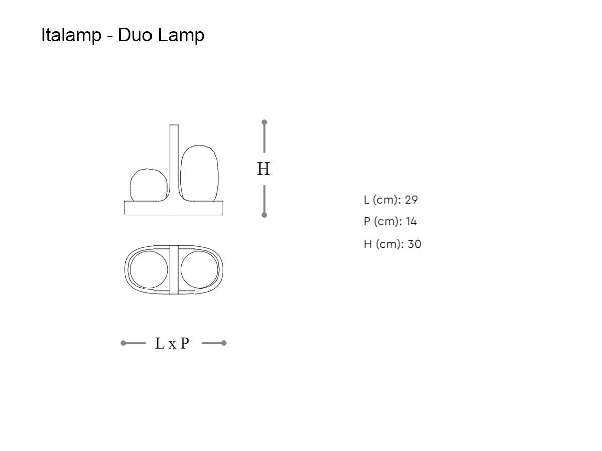 Italamp Duo Rechargeable Table Lamp