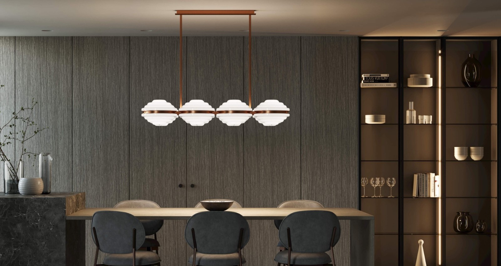 Italamp Ellepi 820s Suspension Lamp Bronze