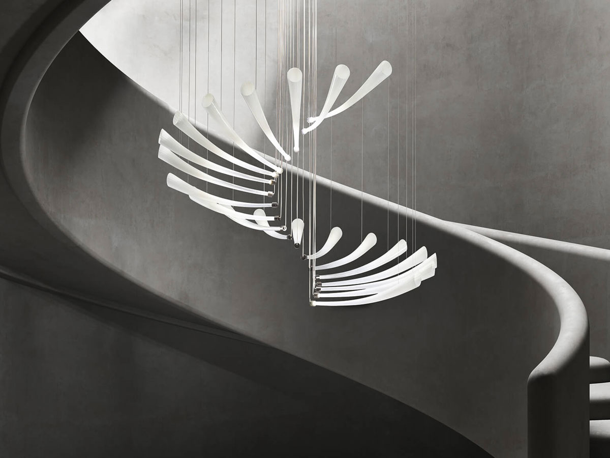 Italamp Pulsa Spira 439sp20 Suspension Lamp