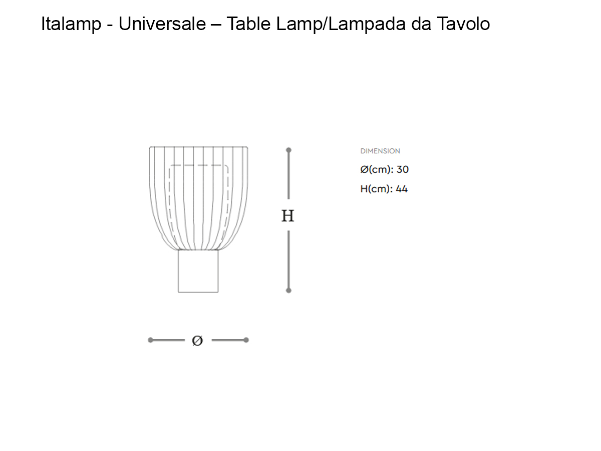 Italamp Universale Table Lamp