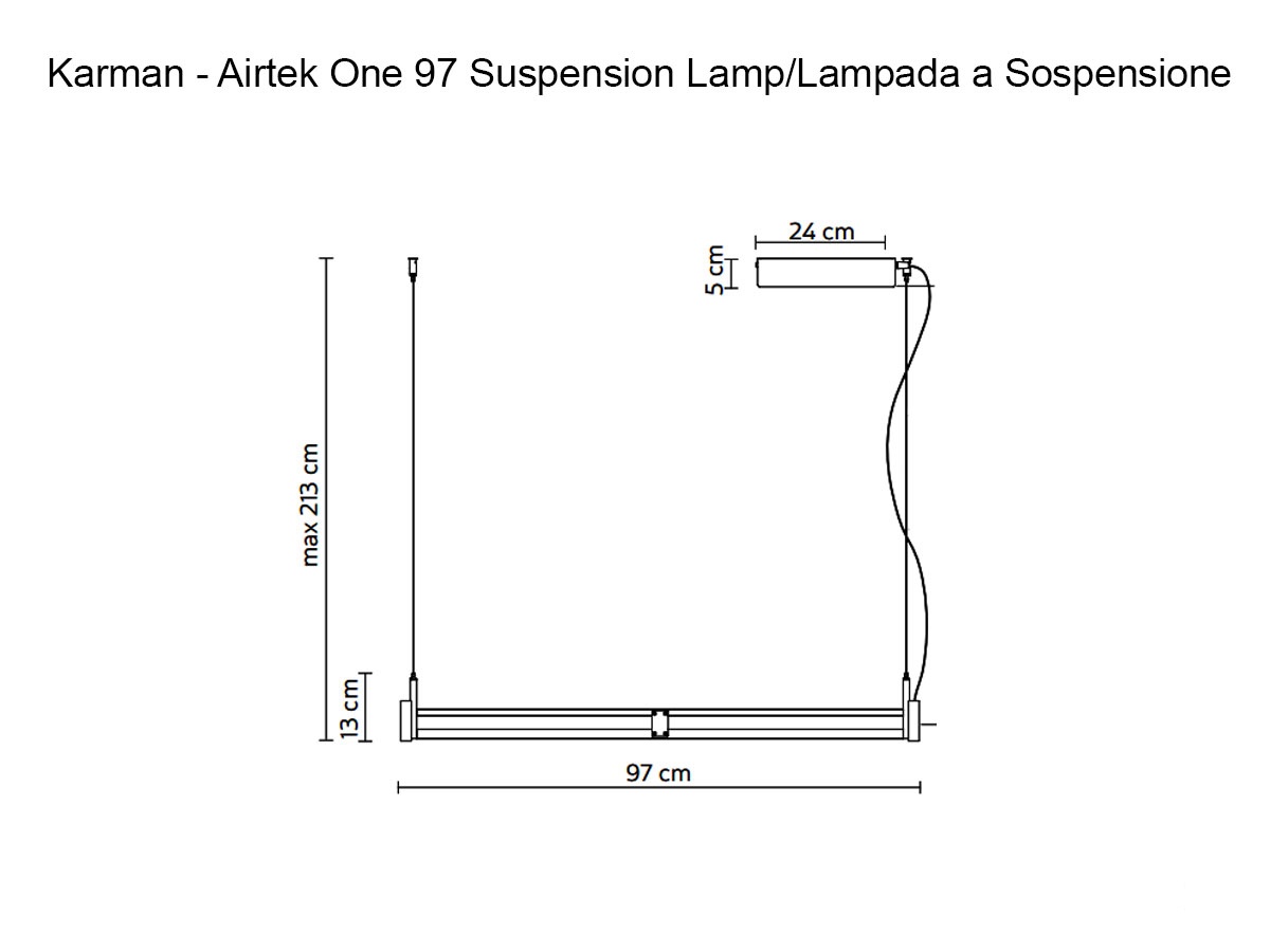 Karman Airtek One 97 Suspension Lamp