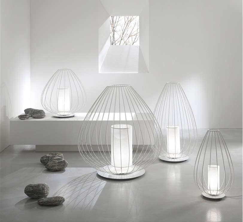 Karman Cell Table Or Floor Lamp Outdoor