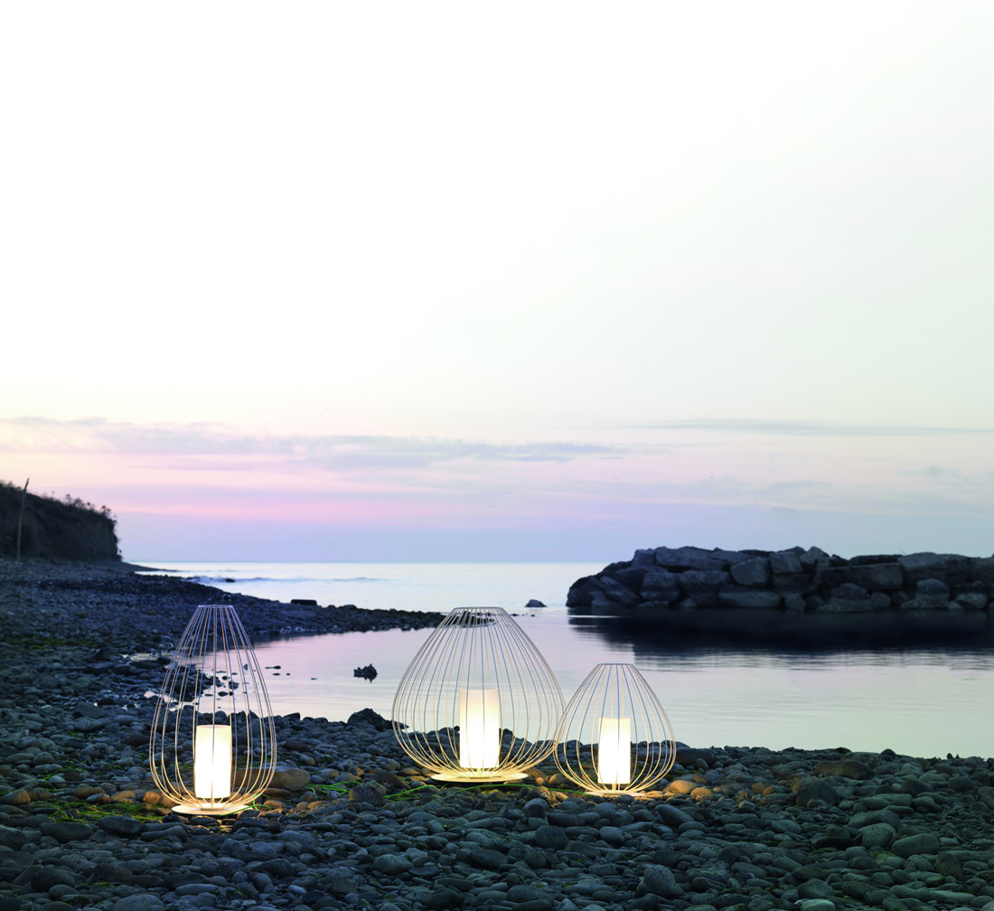 Karman Cell Table Or Floor Lamp Outdoor