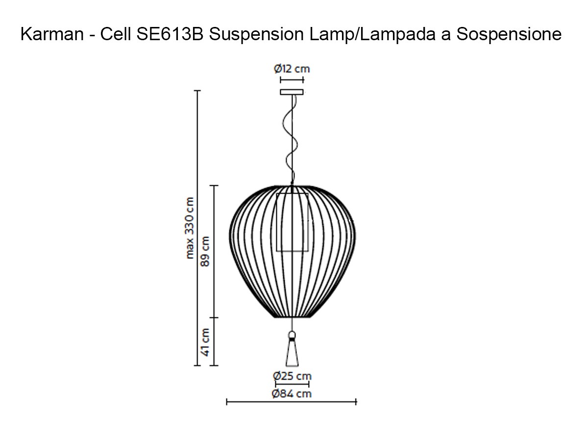 Karman Cell Se613b Int Suspension Lamp