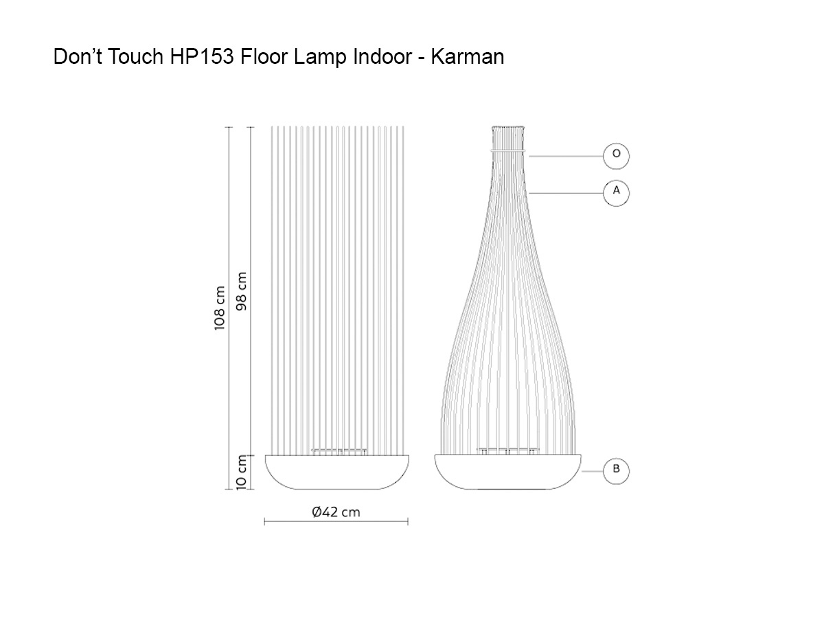 Karman Dont Touch Hp153 Floor Lamp Indoor
