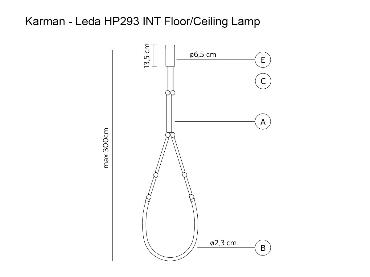 Karman Leda Se293a Suspension Lamp Indoor