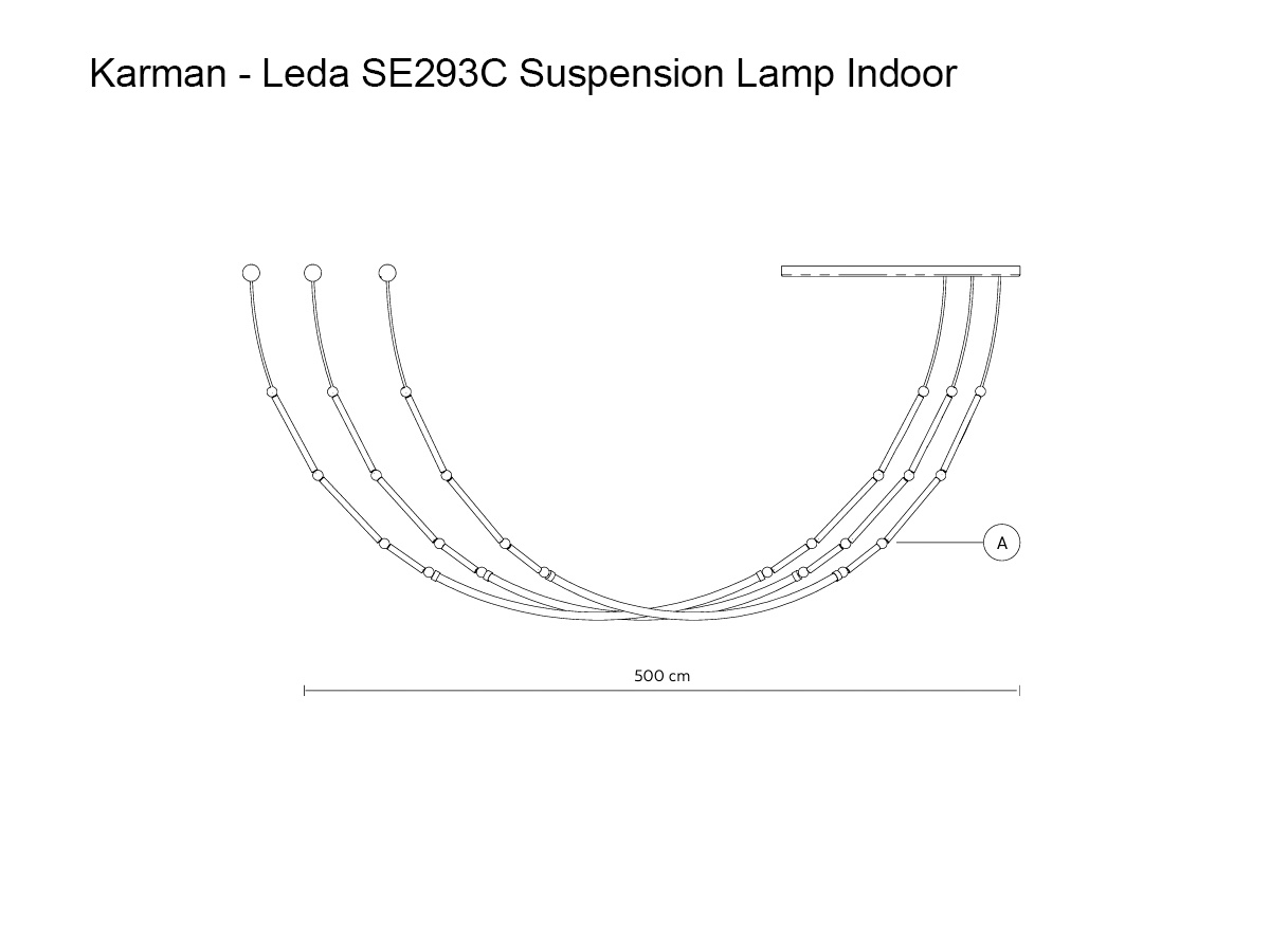 Karman Leda Se293c Suspension Lamp Indoor