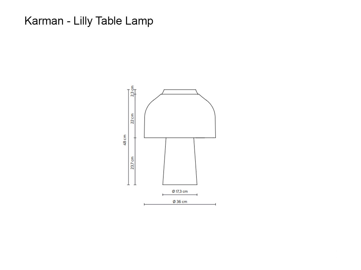 Karman Table Lamp Lilly