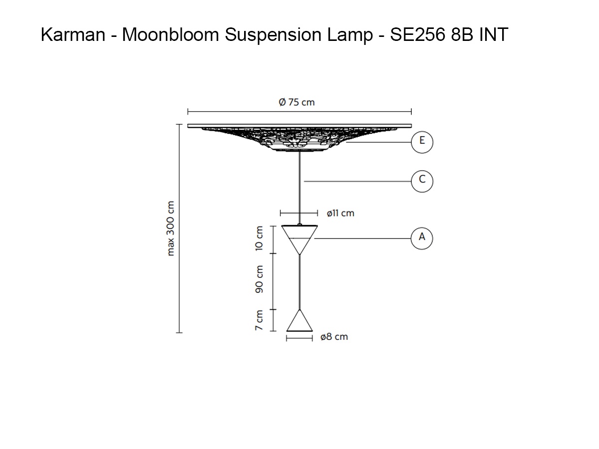 Karman Moonbloom Suspension Lamp Se256 8b Int