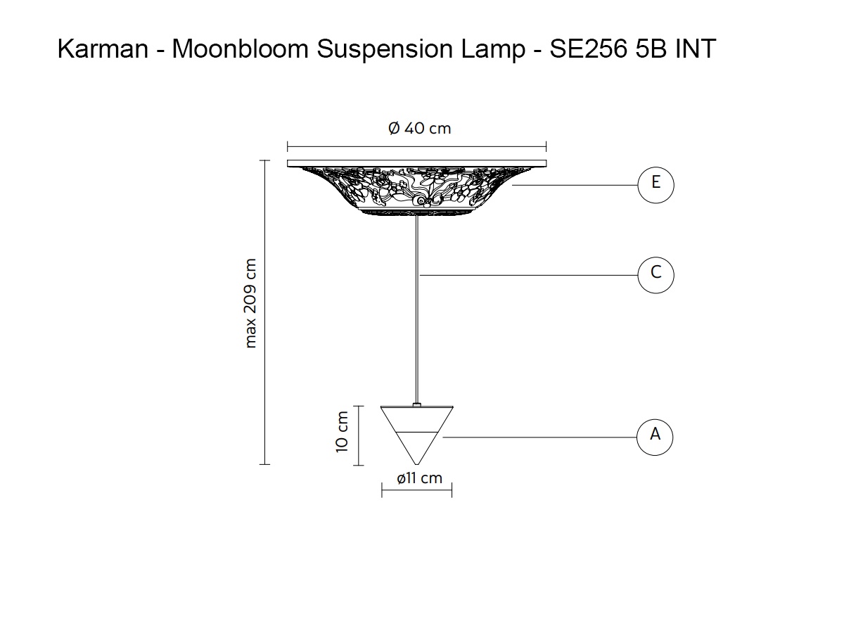 Karman Moonbloom Suspension Lamp Se256 5b Int